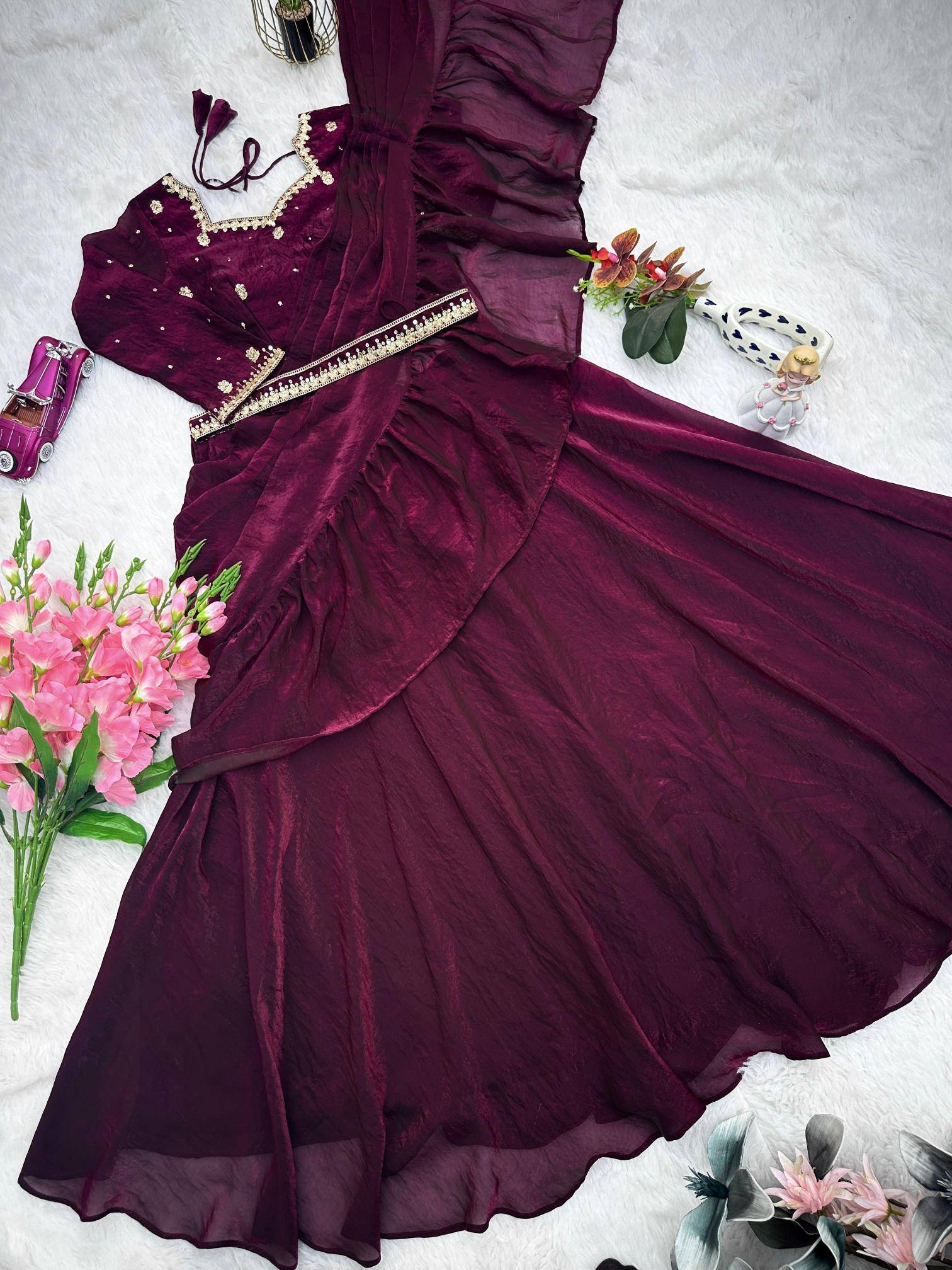 NEW Launching Designer Party Wear Fandy Silk Custom Lehenga choli vendors